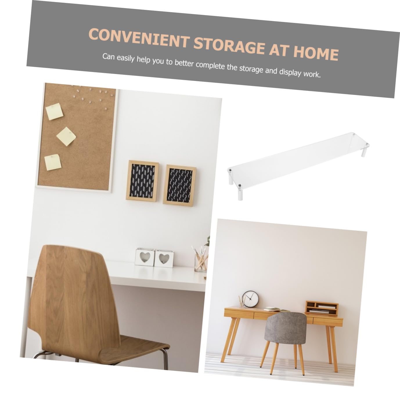 Abaodam 3piezas Estante Acrílico De Exhibición para Decoración De Escritorio Soporte De Almacenamiento para Figuras y Accesorios Diseño Práctico y Estable para Casa y