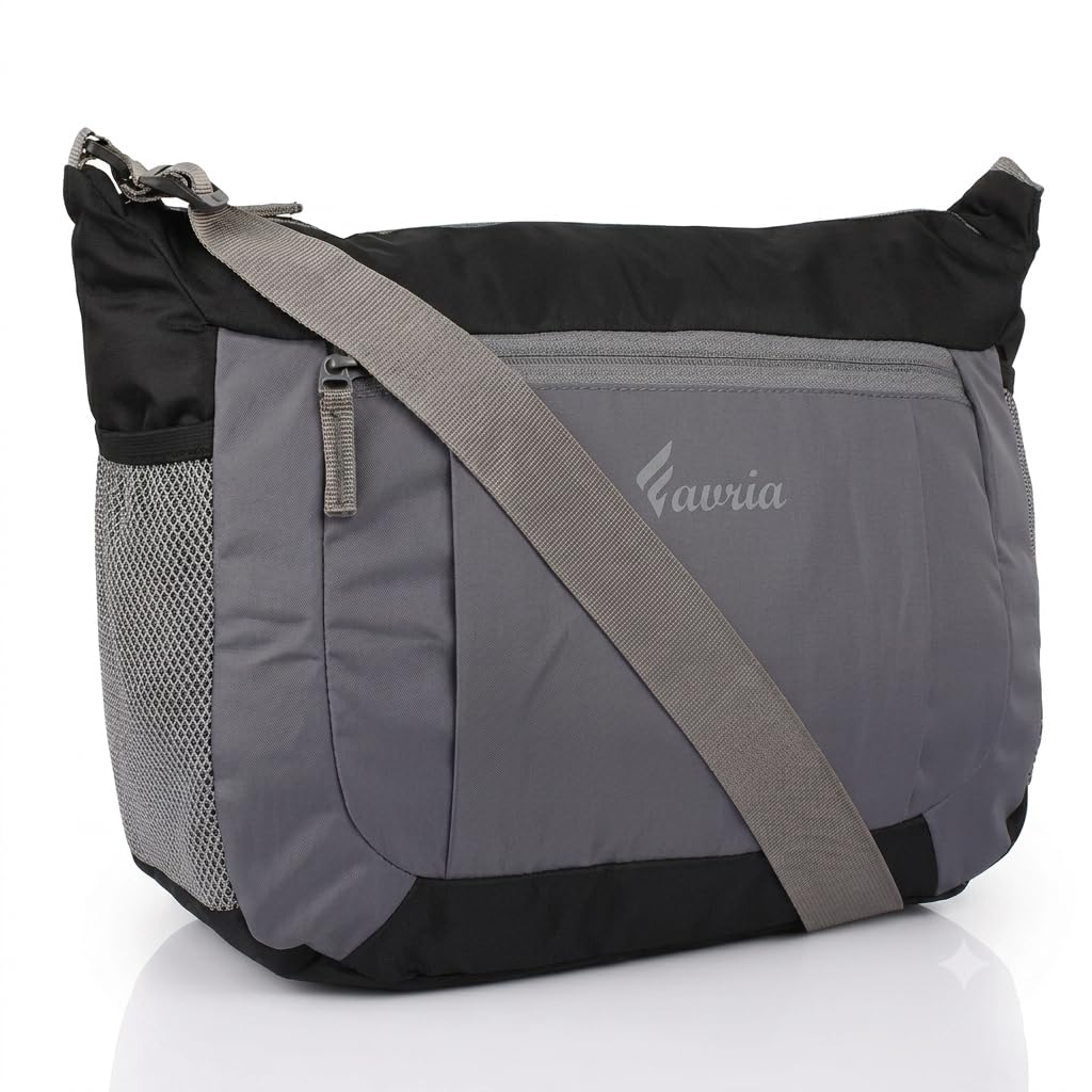 favria Polyester Water Resistant CrossBody Messenger Sling Bag for Men and Women-picture-26