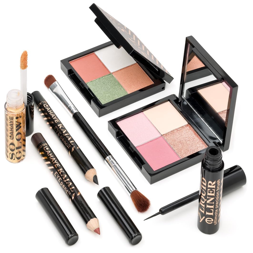 Beauty Adventskalender 2025 | Weihnachtskalender für Frauen, Teenager | "All you Need" - 24 hochwertige und einzeln verpackte Makeup und Kosmetik, Überraschungen für Weihnachten, Geschenkset, LAHAYE
