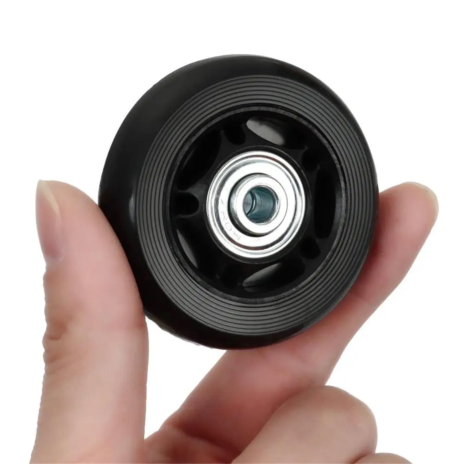 Ruote girevoli di ricambio per bagagli da viaggio, 2 paia, assi da 40 mm/45 mm/50 mm/60 mm, parti per valigie per una mobilità fluida, facile installazione, ideale per viaggiatori.