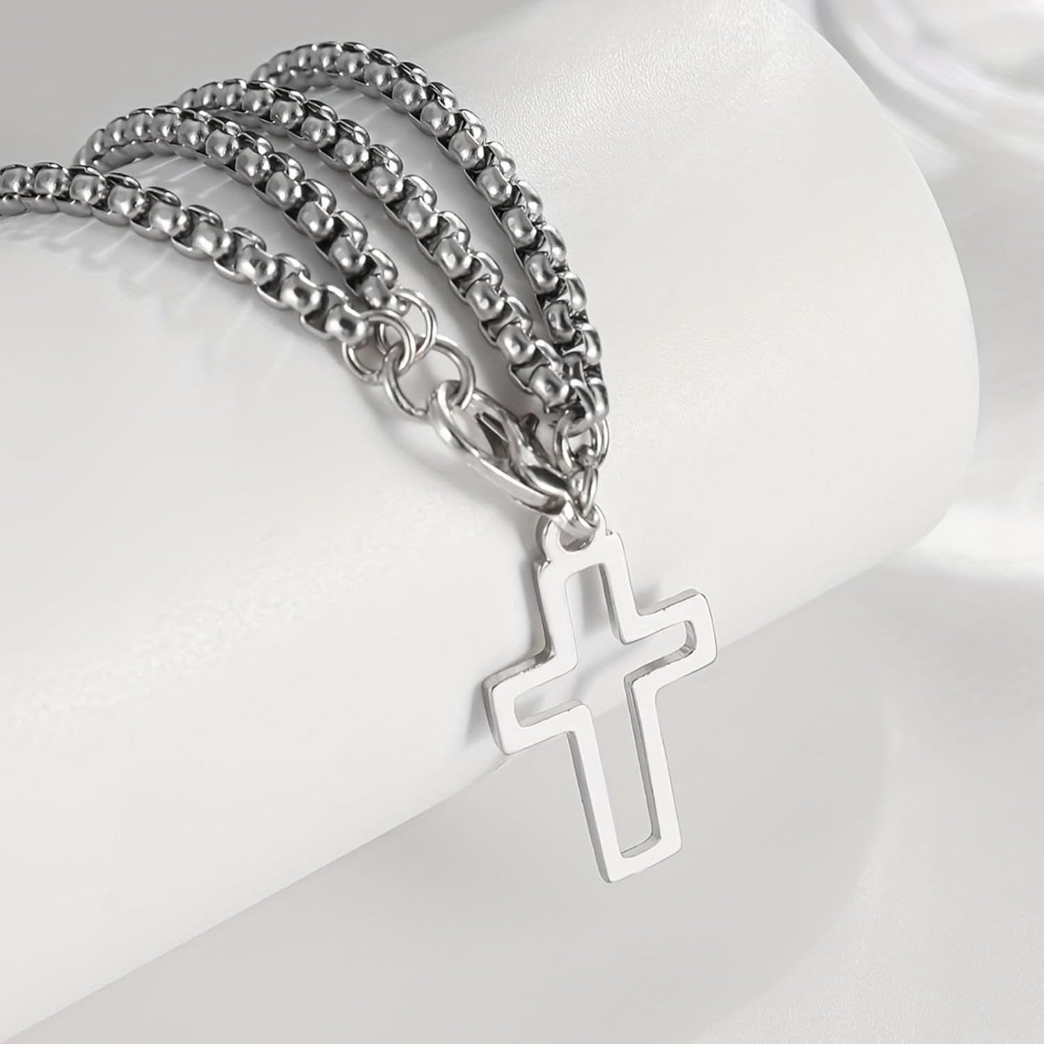 To My Son Bracelet from Dad Mom Cross Bracelet Christian Jesus Bracelets Gifts for Men Birthday Inspirational Gifts for Son - Image 3