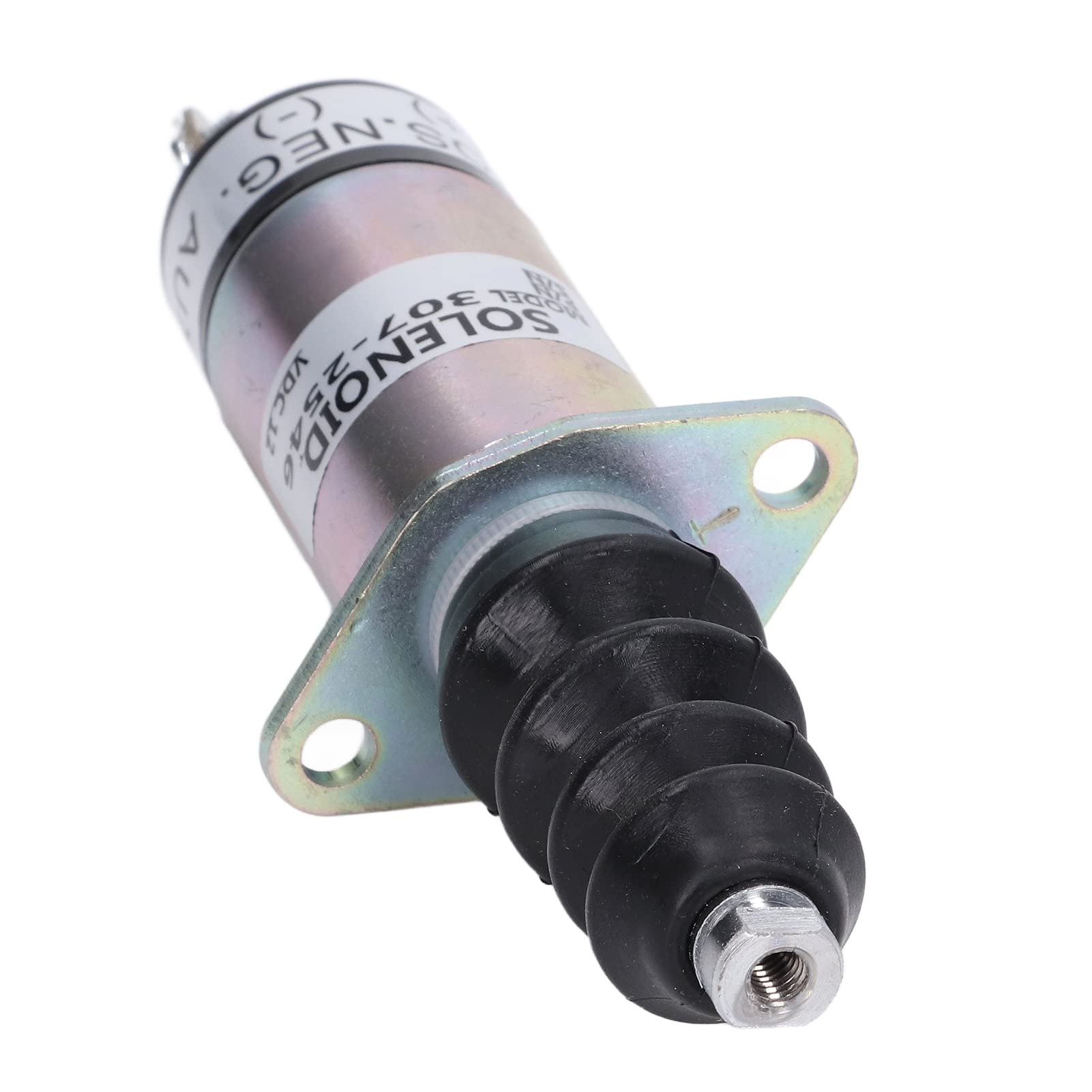 Zawór elektromagnetyczny odcinający paliwo, 12 V, kompatybilny z Perkins CAT 216, 226, 236, 246, Skid Steer UB704, wytrzymały, zastępuje OE 1502 12D6U2B2S2A, 307 2546, SL 10616
