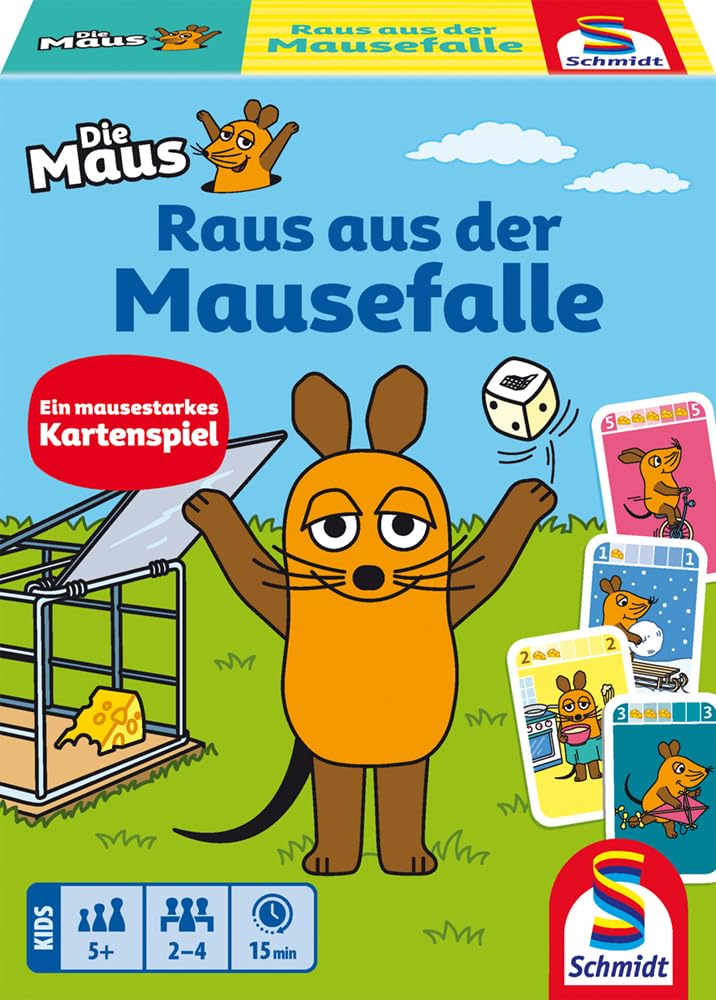 Die Maus: Raus aus der Mausefalle – Kinderkartenspiel