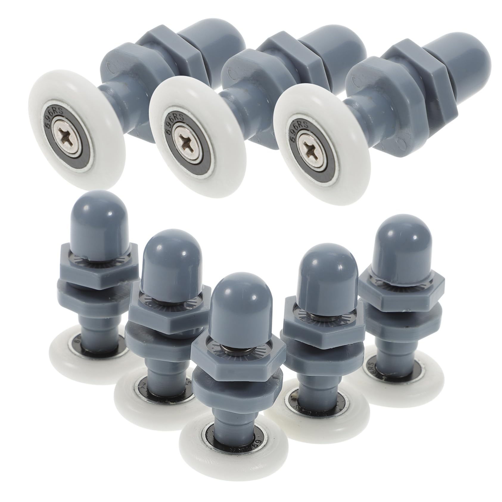 Rodillos para puerta corrediza de ducha en baños modernos, kit de 8 piezas Artibetter