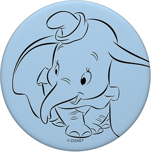 Miniatura 3 de Disney Dumbo Big Face Portrait PopSockets PopGrip agarre intercambiable para teléfonos y tabletas