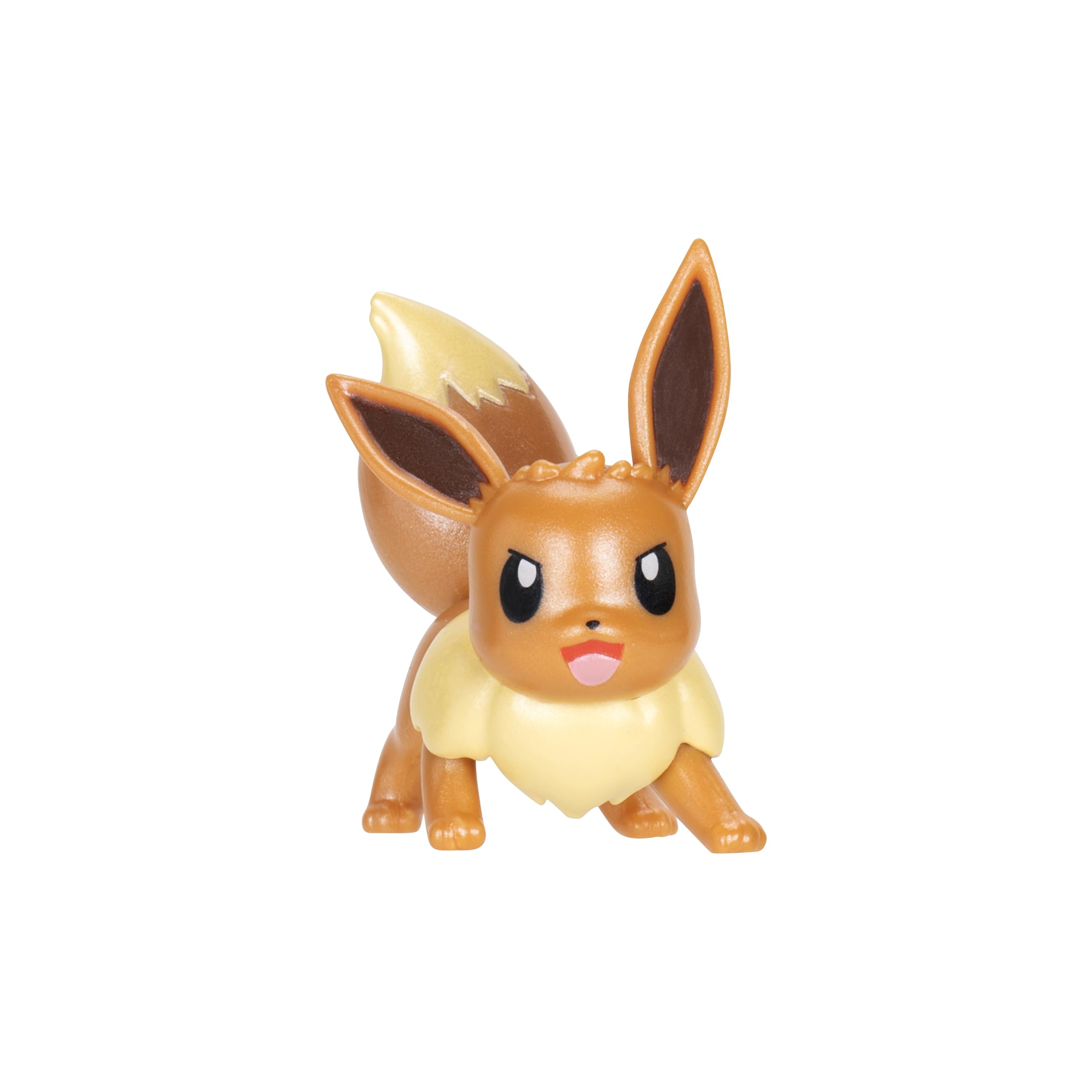 Pokémon Pack evolución Select - Incluye una Figura Eevee de 5 cm, además de Las Figuras de Batalla Leafeon, Glaceon y Sylveon de 7,5 cm, con Acabado Exclusivo