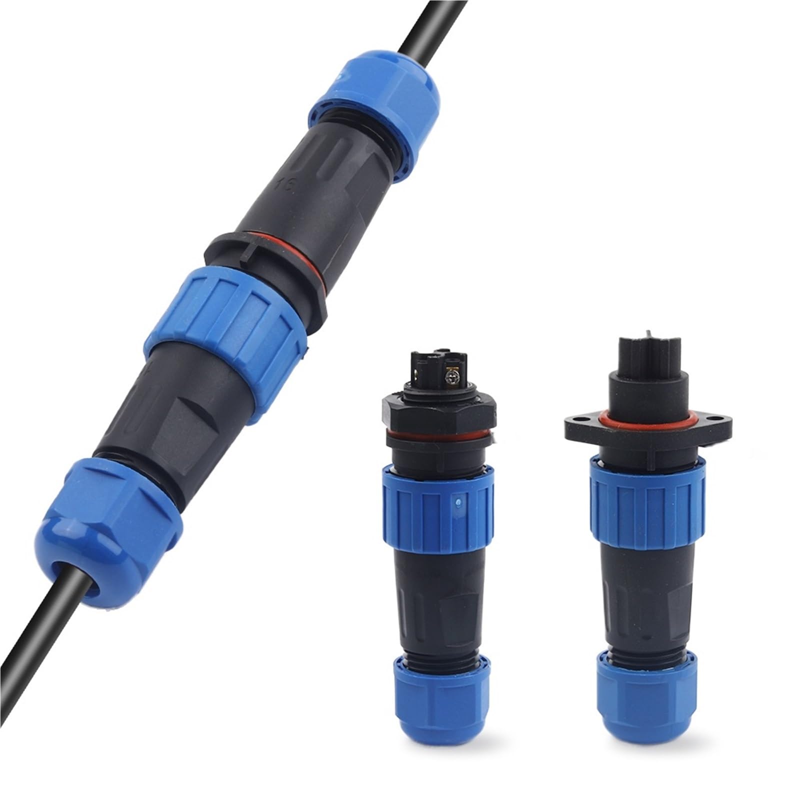 Conector de cable para iluminación de exterior en panel de terraza 7