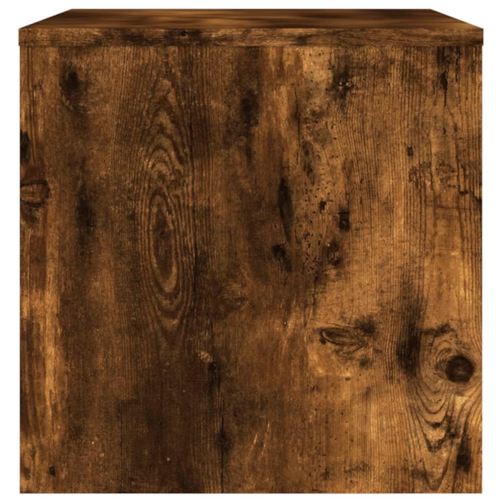 Mobile TV in legno di rovere affumicato, 80 x 40 x 40 cm