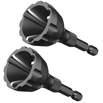 External Deburring Chamfer Tool YG8, Bolt Thread Repair 3-20mm 2pc | High strength&hardness,carbide blade,removes burrs&repairs threads.