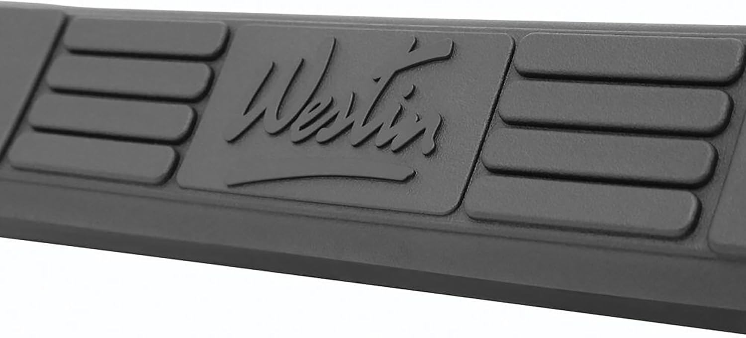 Westin 25-0975 Signature 3 Round Nerf Bars fits 1997-2006 Wrangler SE Sport Sahara Black Pair