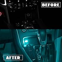 Vista 6 de NTNEV 4 lámparas LED USB para el interior del automóvil, mini luces LED USB para decoración del automóvil, kit de iluminación ambiental, interfaz