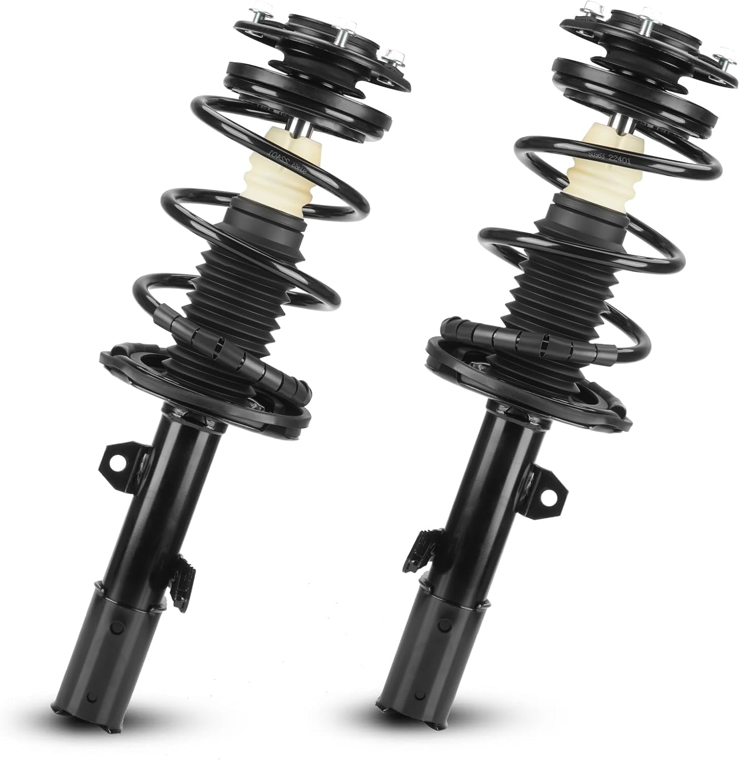 Front Complete Strut Spring Assembly Shocks Absorbers for Scion tC 2.4L L4 2005 2006 2007 2008 2009 2010, 172390, 172391 (Set of 2)