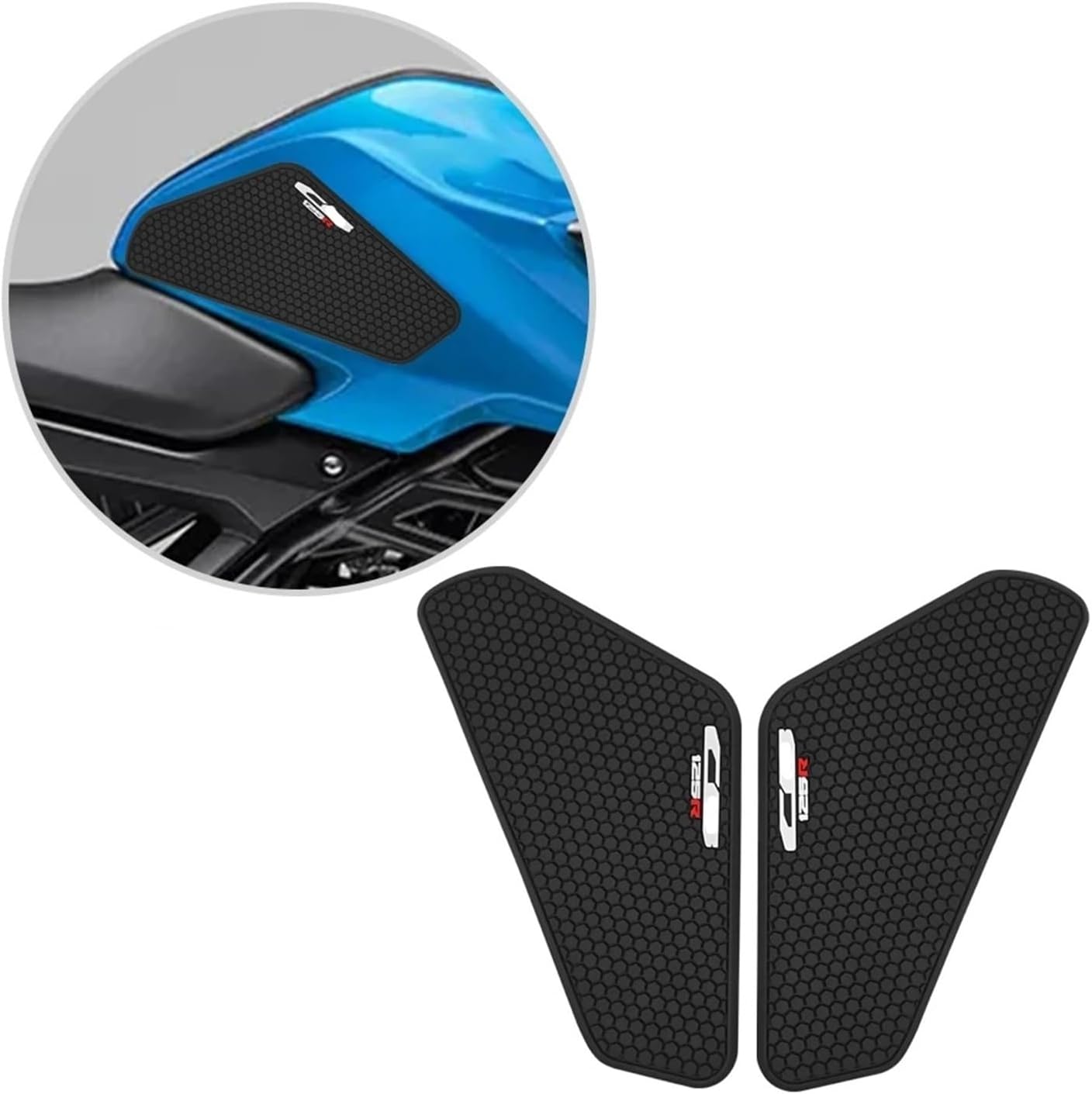 Motorcycle Tank Sticker for H&ON&DA CB125R 2018-2025 Motorcycle Accessories Side Protector Sticker Decal Fuel Tank Knee Pad Traction.