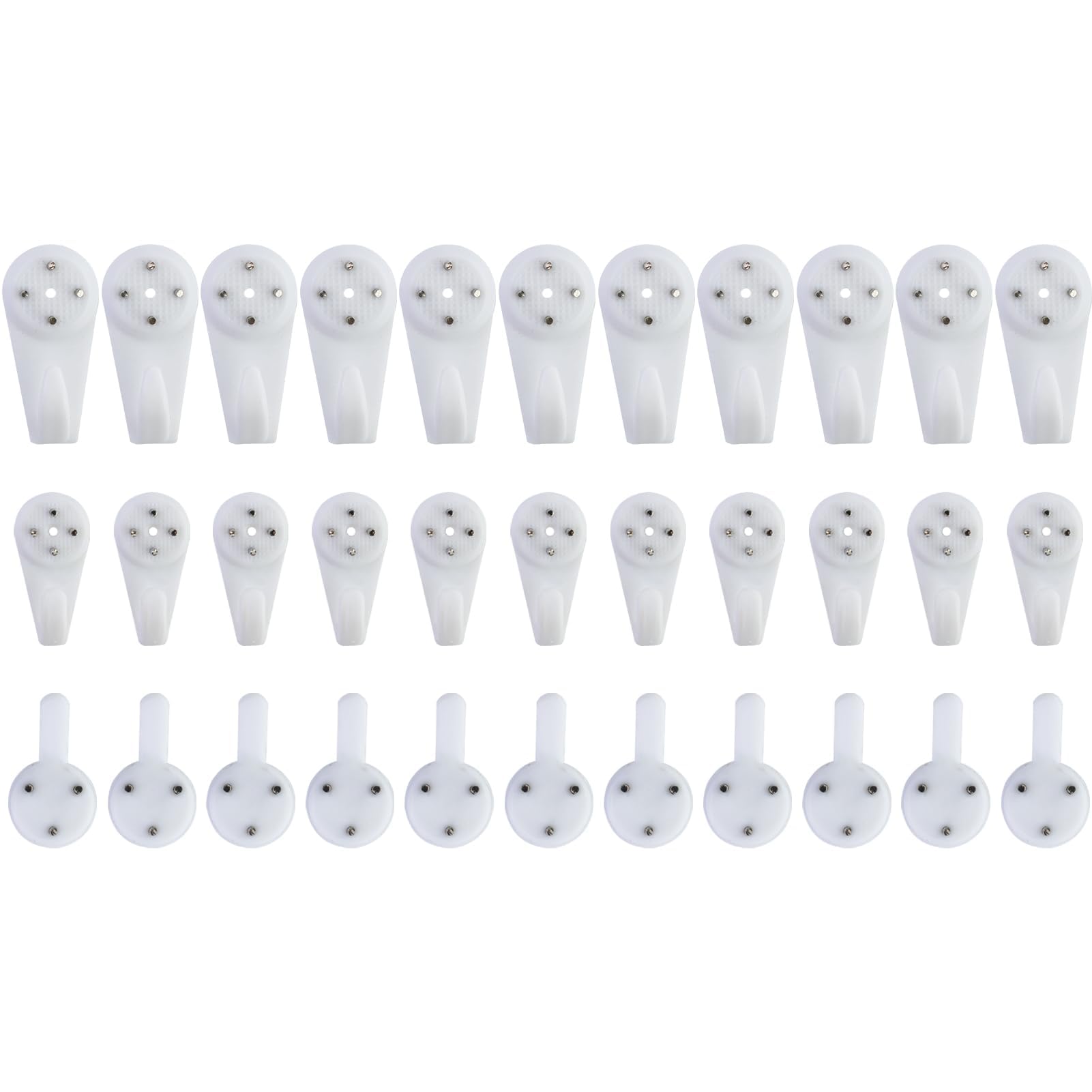 33 ganci per quadri senza lasciare traccia, ganci per quadri, ganci da parete, 3 motivi per pareti dure e cartongesso per appendere quadri, cornici