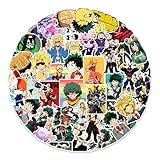 50PCS Anime My Hero Academia Stickers for Laptop Skateboard,Water Bottles,Bumper,Helmet...