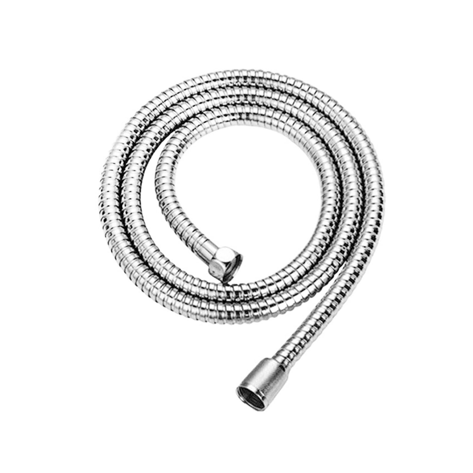 CSFFA Stainless Steel Flexible Shower Hose Long Bathroom Shower Water Hose Extension Plumbing Pipe Pulling Tube Bathroom Accessories(1.5M)