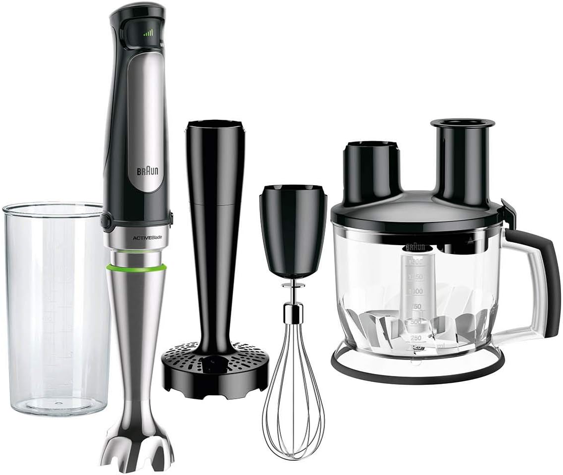Braun Household MultiQuick 7 Immersion Hand Blender MQ7077X, With