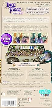 Amazon.com: Dice Forge Rebellion Board Game Expansion - New Challenges,  More Glory! Dice Crafting Strategy Game, Fun Family Game for Kids & Adults,  Ages 10+, 2-4 Players, 45 Minute Playtime, Made by