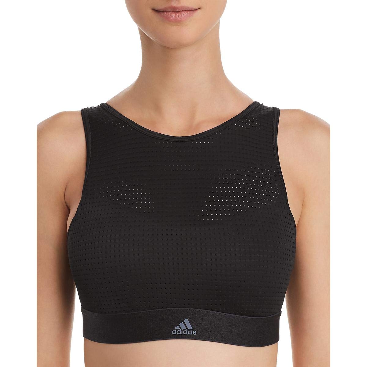 adidas Women's Halter Bra 2.0, Black, X-Small