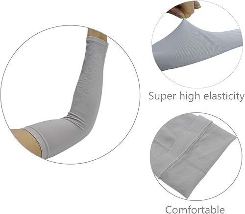 Miniatura 3 de 4 pares de mangas de protección solar UV, UPF 50 manga de compresión deportiva refrescante para mujeres, hombres y adolescentes, suave y absorbe la