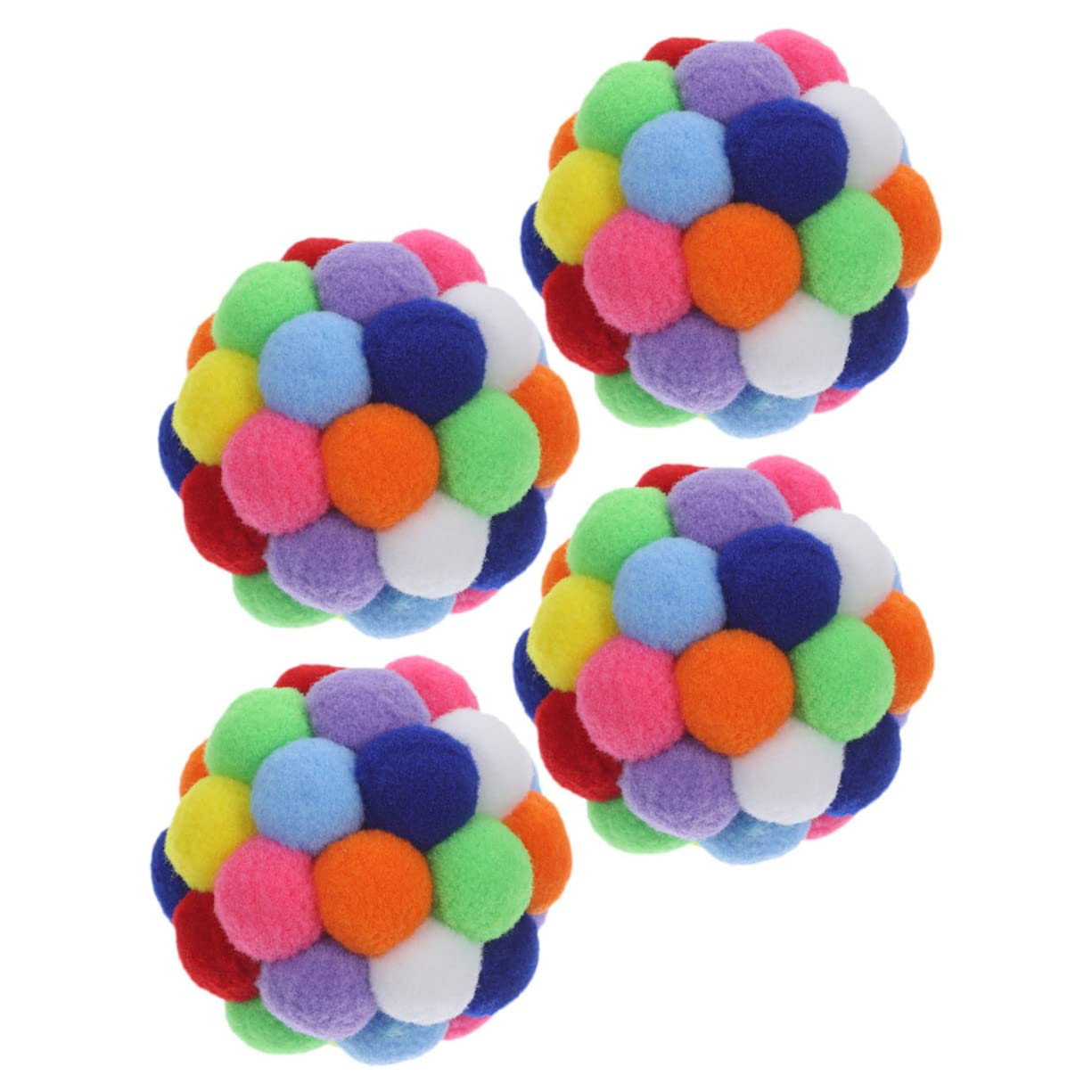 Toddmomy 20piezas De Juguete para Gatos con Cascabeles Bolas De Interactivas para Gatos De Interior Juguetes para Estimulación y Ejercicio De Mascotas