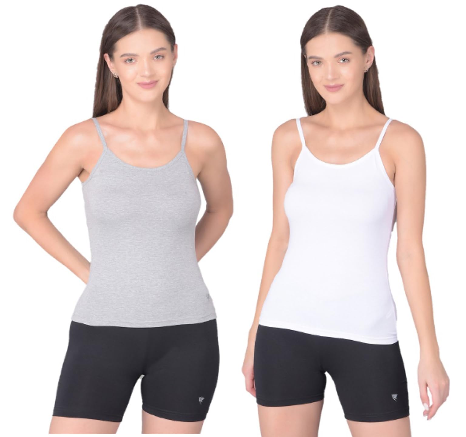comfort lady Regular Fit Sleeveless Cotton Camisole Slip for Women and Girls(Pack of 2)-picture-12