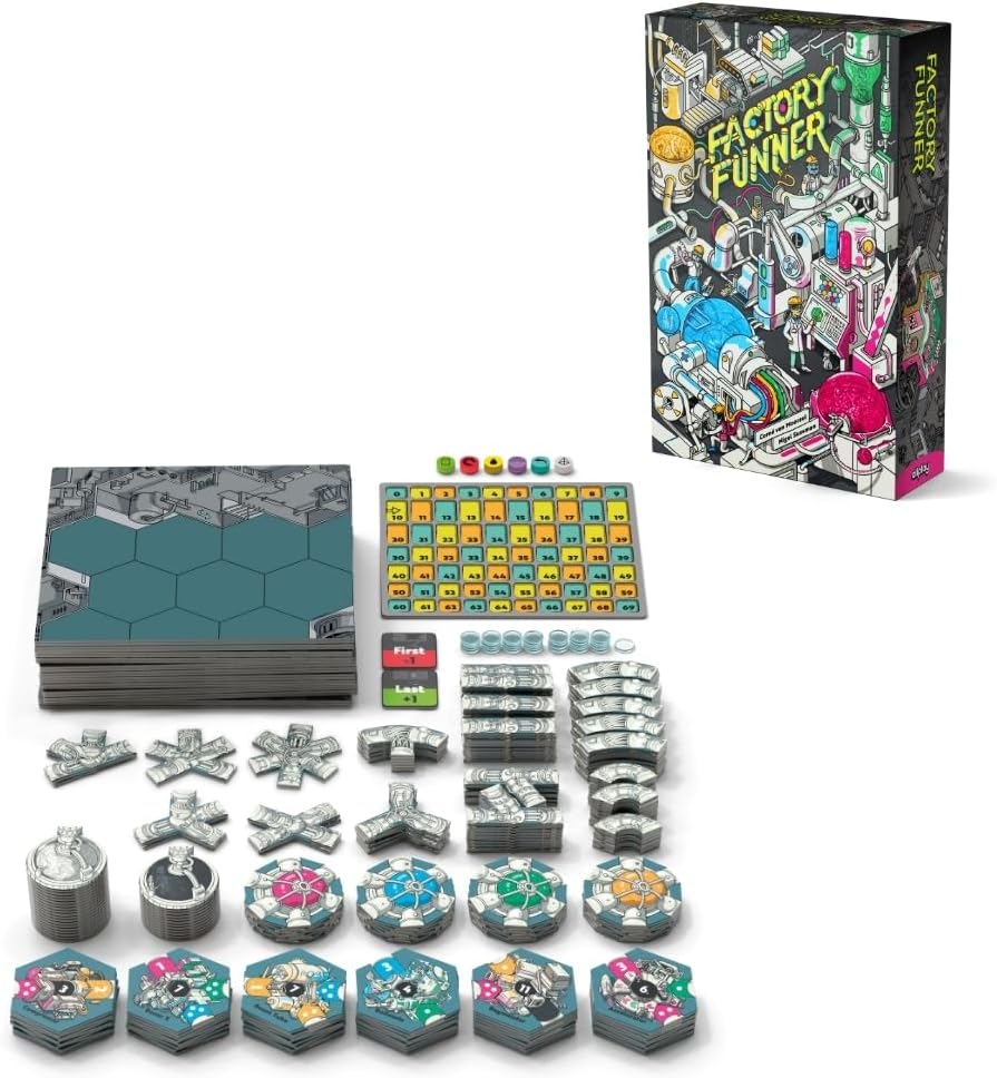 Factory Funner - Board Game - 1-6 Players - 20-40 Minute Play Time