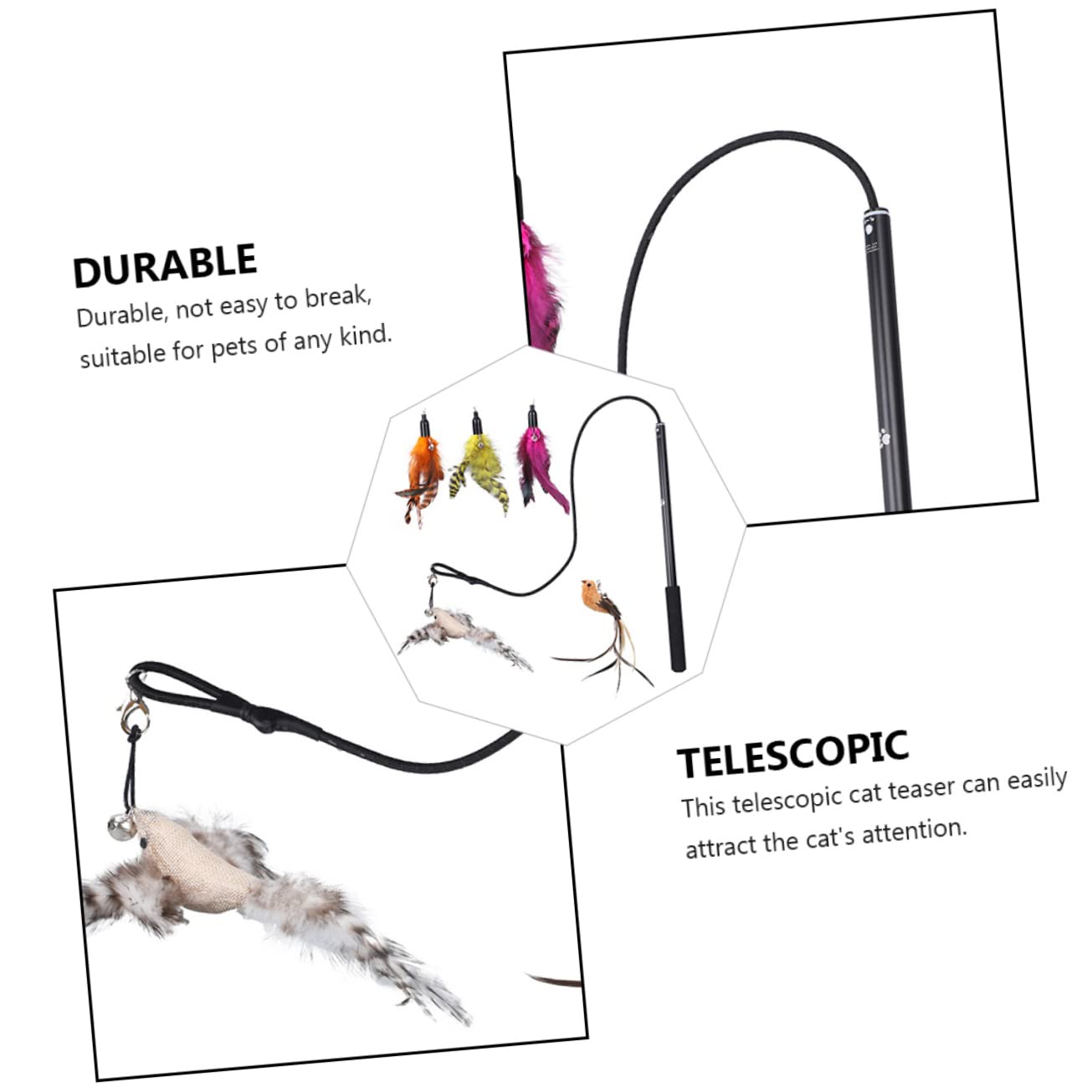 Juguetes para Gatos De Burlarse Juguete para Gatos Duradero para Gatitos Casa