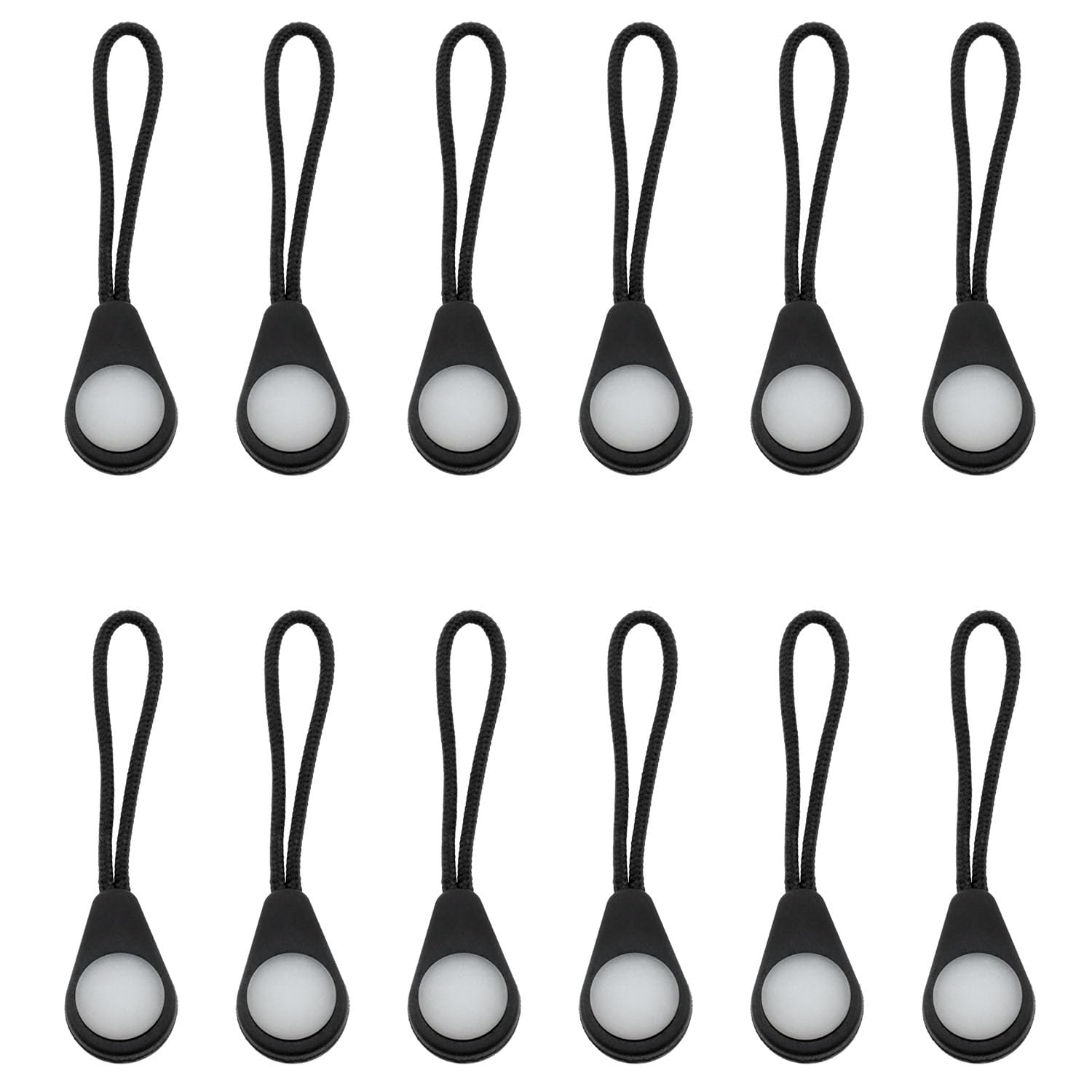 Yocimango Luminous Zipper Extensions Luminous Backpack Zipper Heads Glow in The Dark for Outdoor Mountaineering Camping Backpacks, Jackets, Luggage,