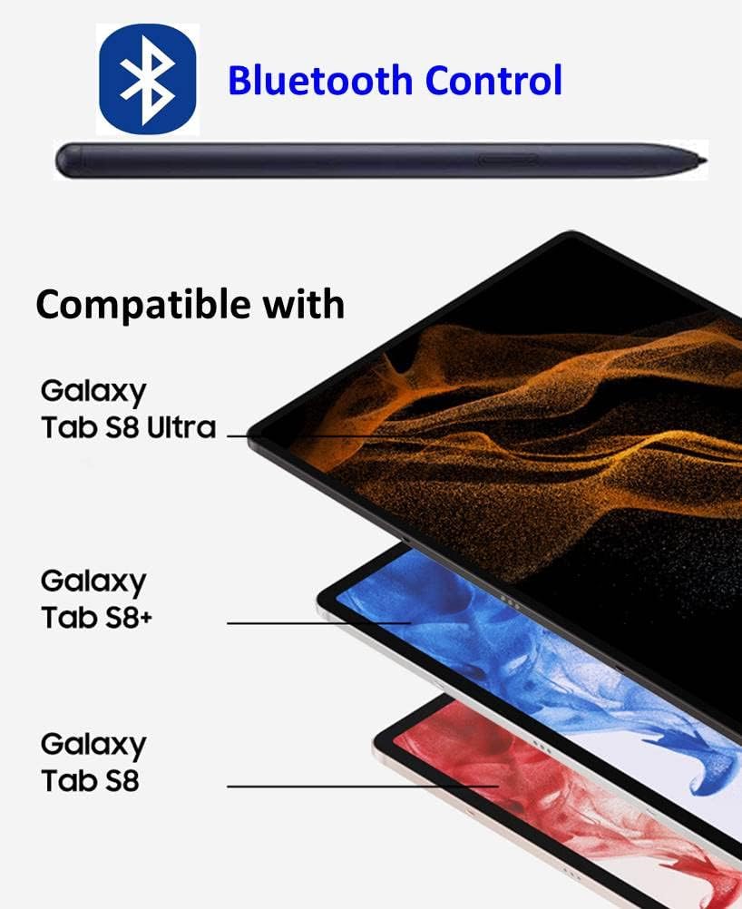 Tab S8 S Pen (WithBluetooth) Replacement for Samsung Galaxy Tab S8/S8 Plus/S8 Ultra (EJ-PT870) All Versions Touch Stylus S