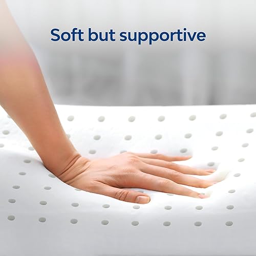 Miniatura 3 de Mediflow Almohada de espuma viscoelástica reinventada con tecnología Waterbase y almohada de agua, colección Elite, almohada de fibra. Almohada