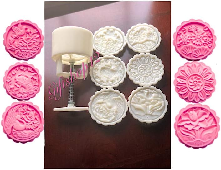 Mooncake Molds Cookie Cutter Molds Round 150g-185g