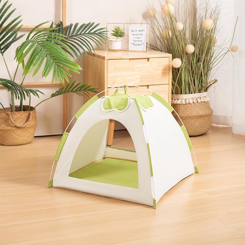 TERRIFIPet Tent Beds, Foldable Indoor Dog House, Cat Bed Cave, Breathable Resting Tent Bed, Pet Sleeping Bed for Garage, Porch, Balcony, and Hallway
