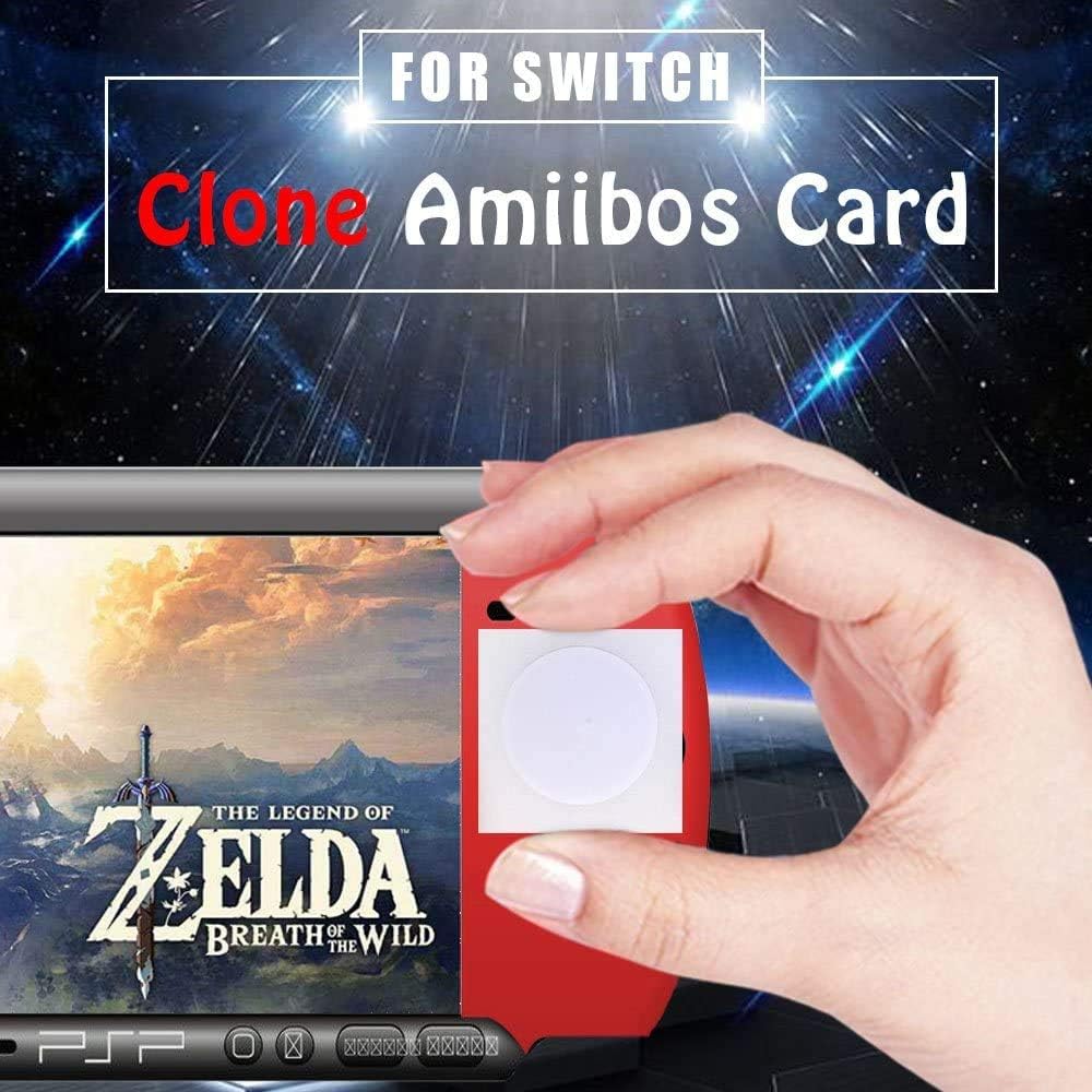 Timeskey NFC 100PCS NFC Tags NTAG215 NFC Stickers NTAG 215 100% Compatible with Amiibo and Tagmo, Fully Programmable and Writable
