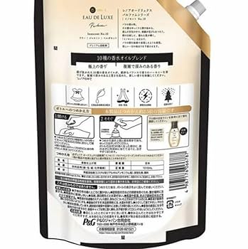 P&amp;G - レノア オードリュクス パルファム つめかえ用 6袋 2.5倍 1010ml 楽天市場】【4個・8個セット】レノア 詰め替え 特大サイズ