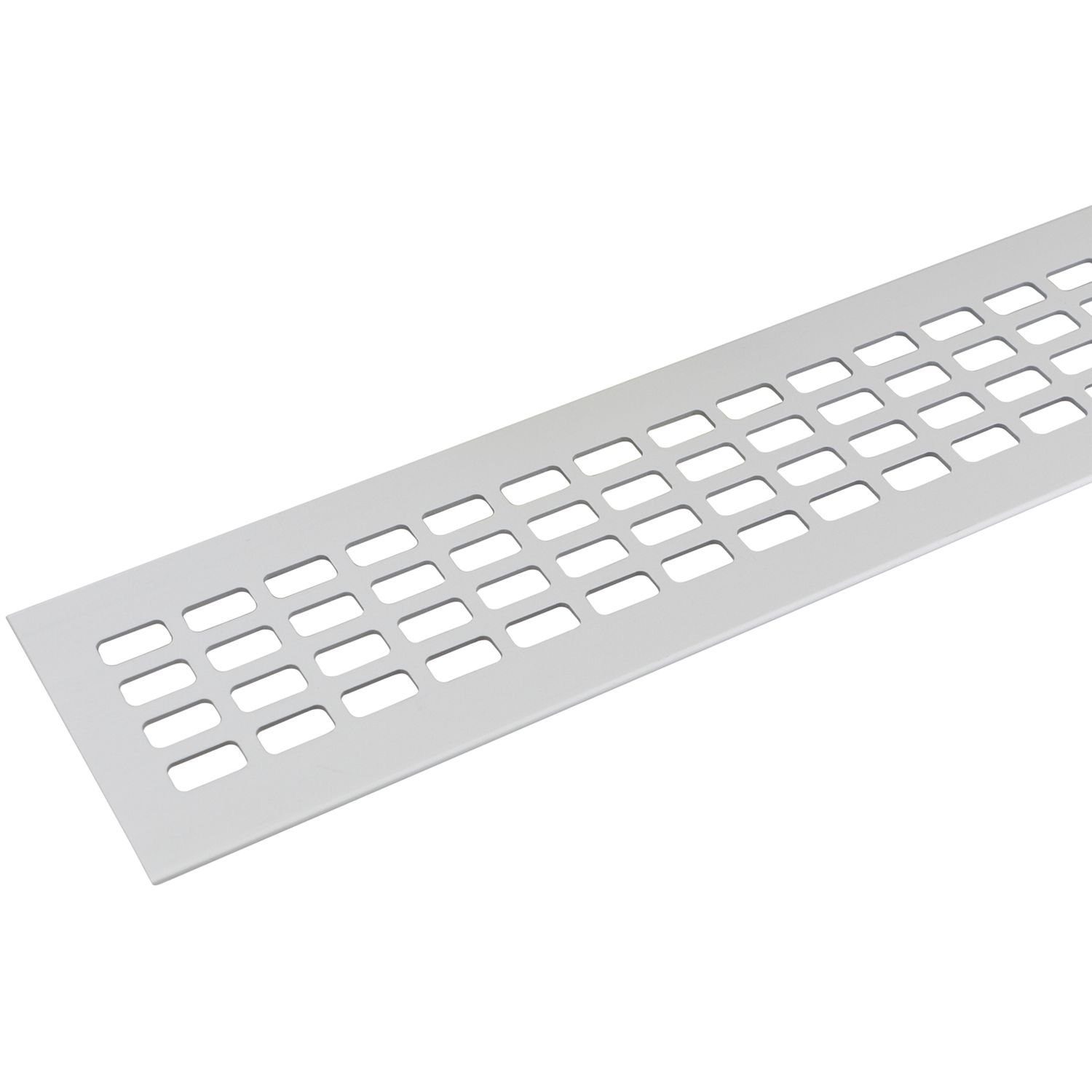SECOTEC Lüftungsgitter 80 X 400 Mm – Aluminium, Natur Eloxiert, 1 Stück