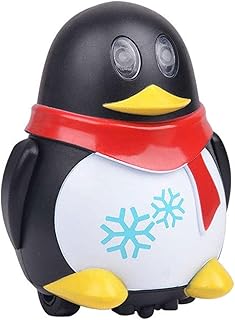 runnerequipment Smart Pen Tracing Robot, Robot That Follows Line Of Marker, Interactive Robot Inductive Drawbot, Mini Magic Pen Inductive Robot Toy, Penguin-shaped Drawing Robot Toys for Kids, Black