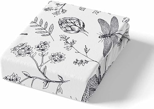 Miniatura 5 de Feelyou Juego de funda de edredón de insectos, mariquita y escarabajo, juego de funda de edredón de entomología para niños y niñas, 1 funda de