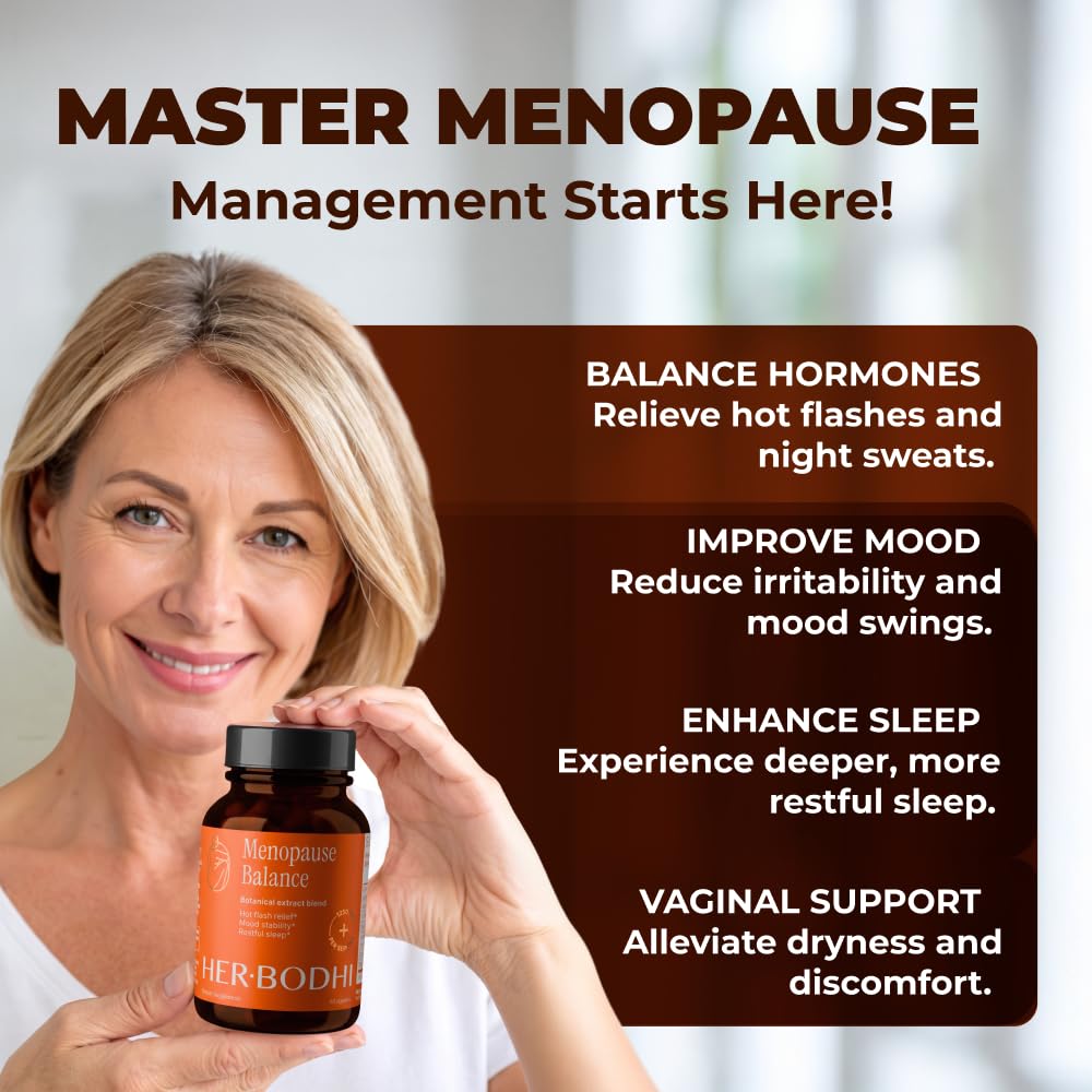 Her Bodhi Meno Menopause Supplement for Women, Hormone-Free, 60 Capsules — Amazon image 2