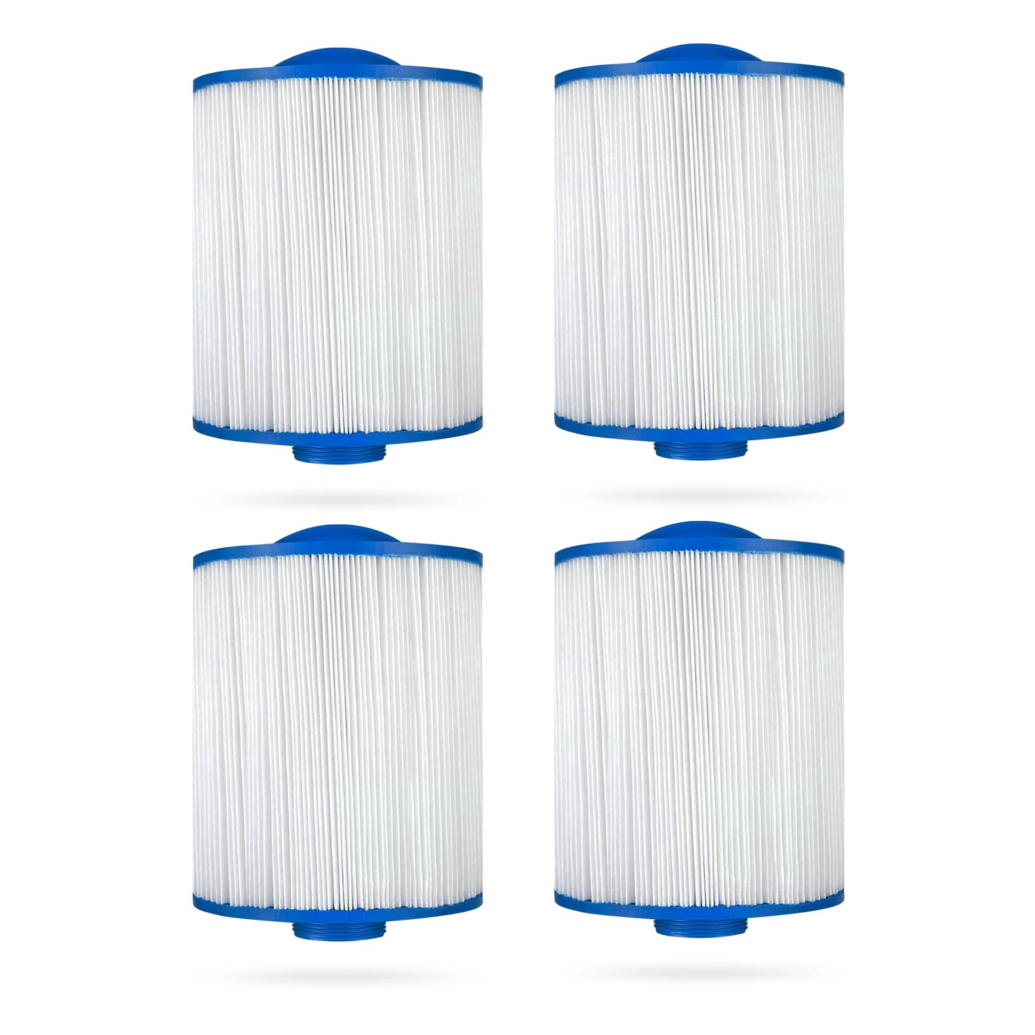 Clear Choice Pool Spa Filter 7.00 Dia x 8.00 in Cartridge Replacement for Artesian Baleen AK-9021 Filbur FC-0420, [4-Pack]