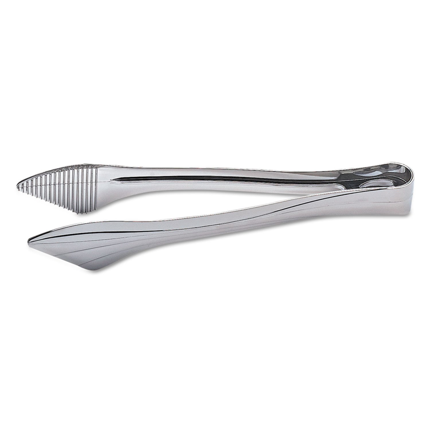 WNA RFTNG9 Reflections Heavyweight Plastic Serving Tongs, Silver (Case of 40)