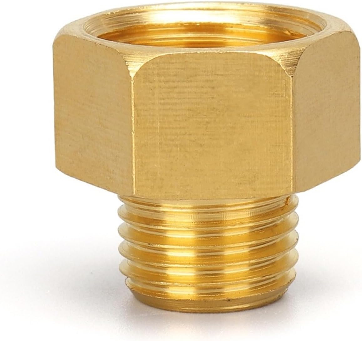 1/8" 1/4" 3/8" 1/2" Thread Brass Pipe Connectors Adapter Threaded Fitting 1Pcs(M2 To F2)