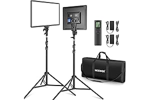 Neewer 18" LED Video Light with LCD Display Lighting Kit