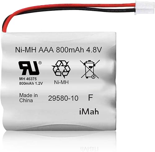 Batería de repuesto 29580-10 para monitor de bebé infantil de verano 29580 29590 29610 29620 29630 29710 29740 29790 29940 Ni-MH AAA 800mAh 4.8V