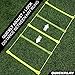 QuickPlay Agility Ladder for Speed and Agility Training - Adjustable 11 Rung Speed Ladder for Soccer, Football and Footwork Drills - Training Equipment for Kids, Youth and Adults with Carry Bag