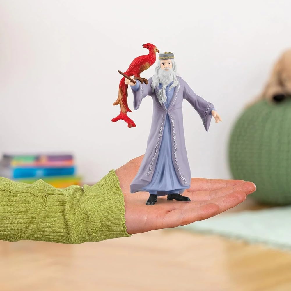 schleich 42637 Dumbledore & Feniks, od 6 lat, WIZARDING WORLD - figurka, 11 x 4 x 12 cm