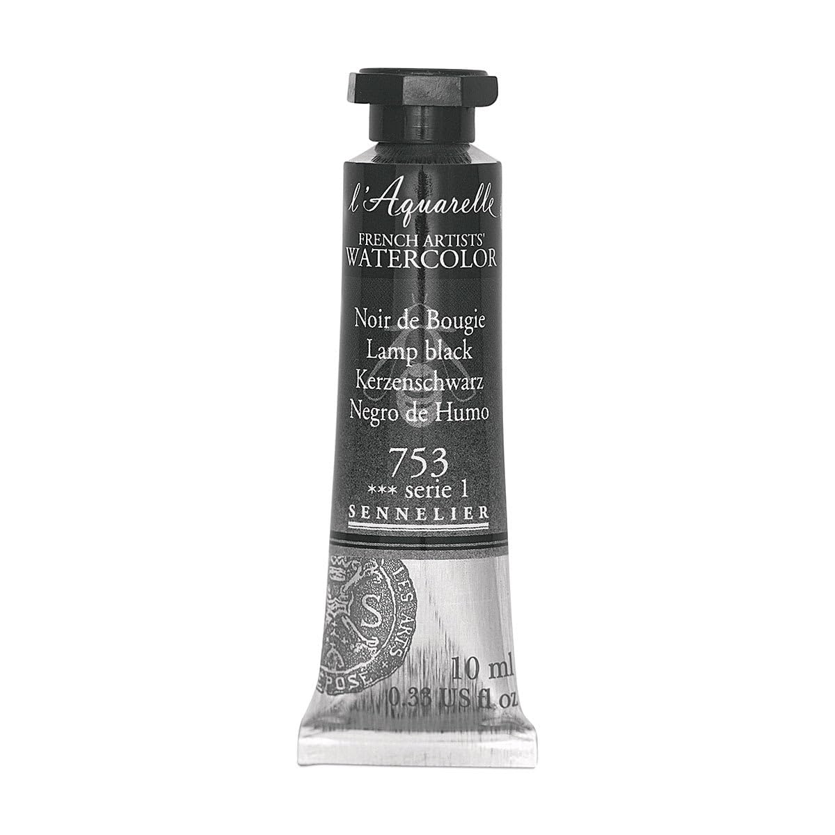 Sennelier Black Watercolour 10Ml Tube S1 - Lamp (753)