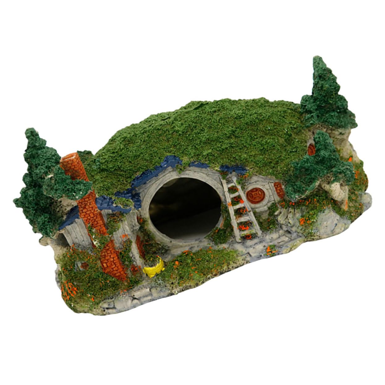 DOITOOL Figurita Decorativa De Resina para Acuarios Escondite Creativo para Peces y Reptiles Adorno De Casa para Tanques De Agua Refugio Subacuático para Gambas y Pequeños Habitantes