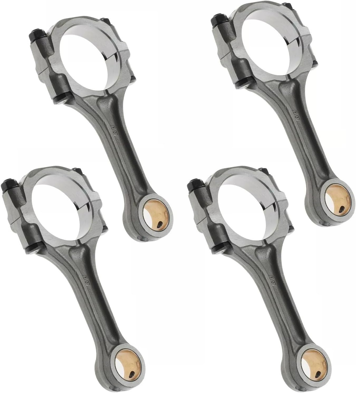 4pcs Reinforced Connecting Rods 12100AA310 for Subaru Impreza Legacy Outback 1985-2012 EJ Series Engines Durable OE Direct Fit