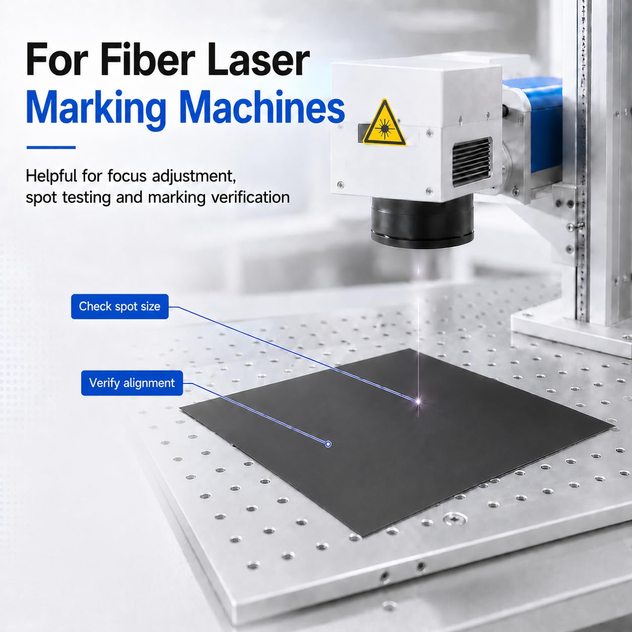 Papier de Test Gravure Laser A4 285x210mm Double Face pour Marquage Laser Fibre